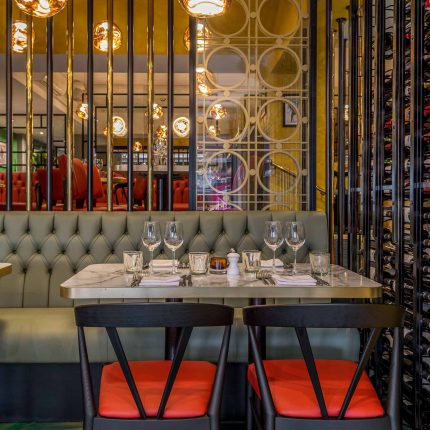 Succulent 28-day dry-aged British steaks on the grill at Aqua Restaurant Bromley.