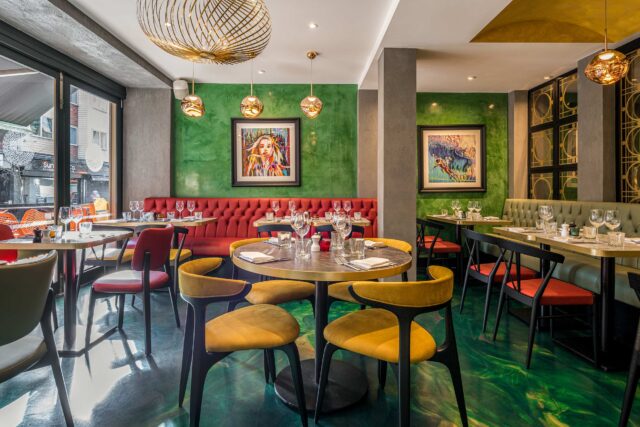Father's Day family celebration at Aqua Bar and Grill Mediterranean restaurant Bromley.